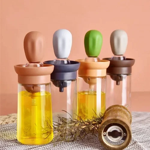 2 IN 1 SILICONE DROPPER OIL DISPENSER BOTTLE