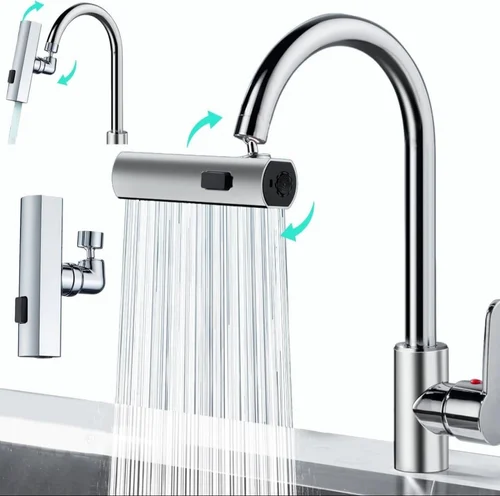 3 MODE KITCHEN WATERFALL FAUCET