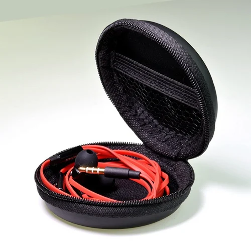 Round Zippered Earphone Cover