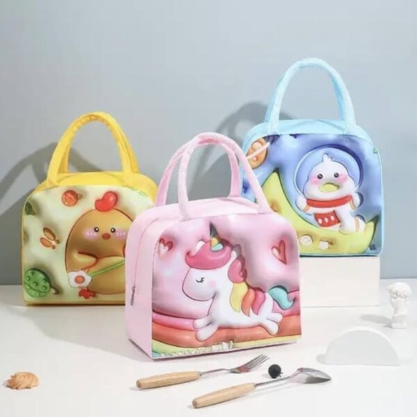 3D Cartoon Lunch Bag
