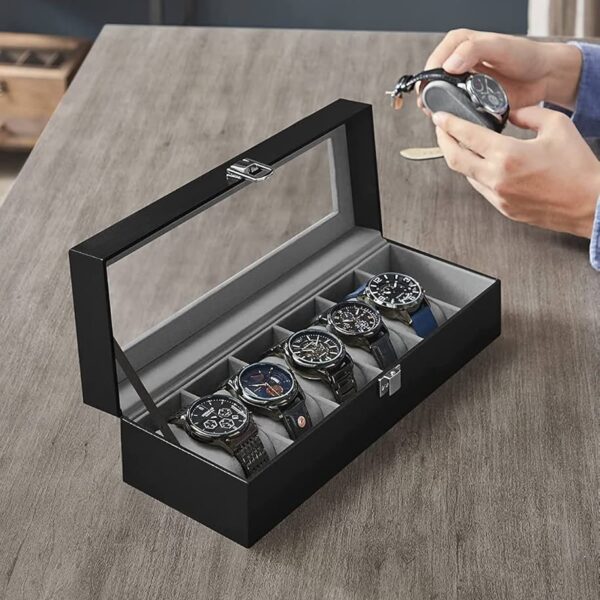6 Slot Watch Box