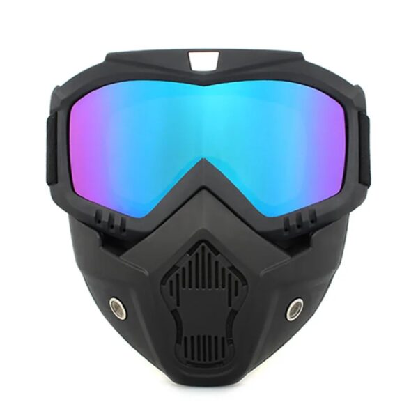 BIKE GOGGLE MASK RAINBOW