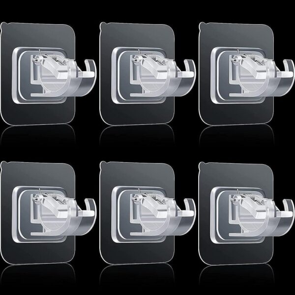 Curtain Holder Sticker - Hook Mop Holder