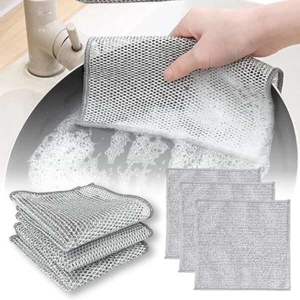 SCRUBBING PAD
- WIRE DISH CLOTH