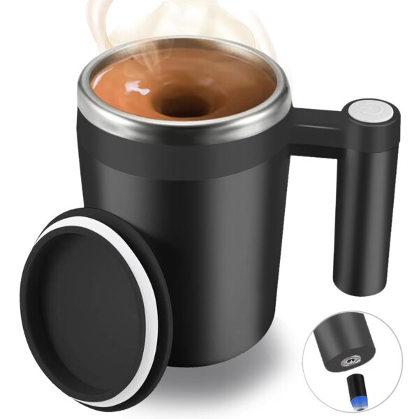 SELF STIRRING COFFEE MUG