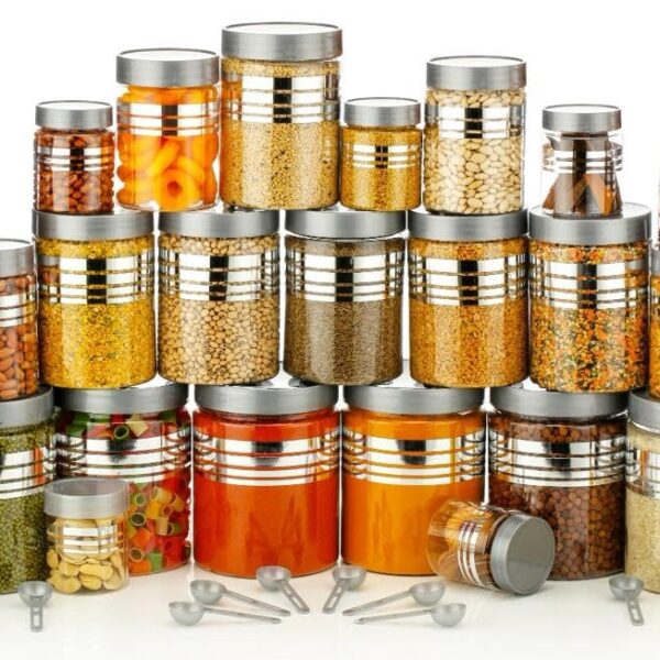 Silver Line jar container Pack of 24