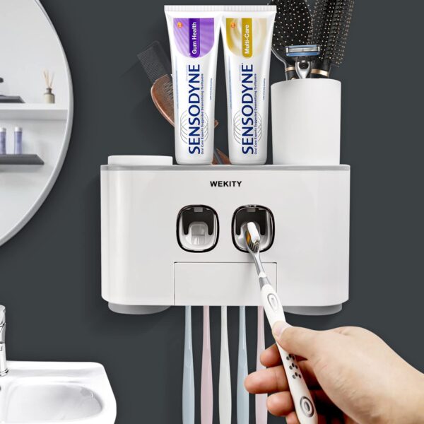 Toothpaste holder With
Toothpaste Dispenser