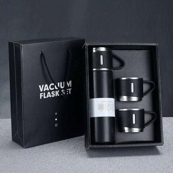 Vacuum Flask Set with 2 Cups