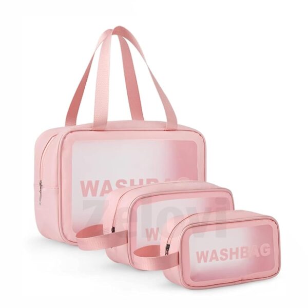 WASH BAG 3 PCS
SET [ Pink ]