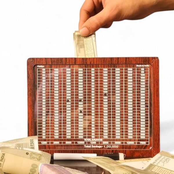 Wooden Coin Piggy Bank